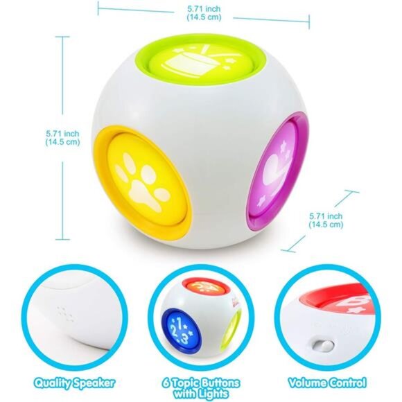 Learning Cube - Educational Musical Activity Center Block for Infants Babies - Picture 4 of 7